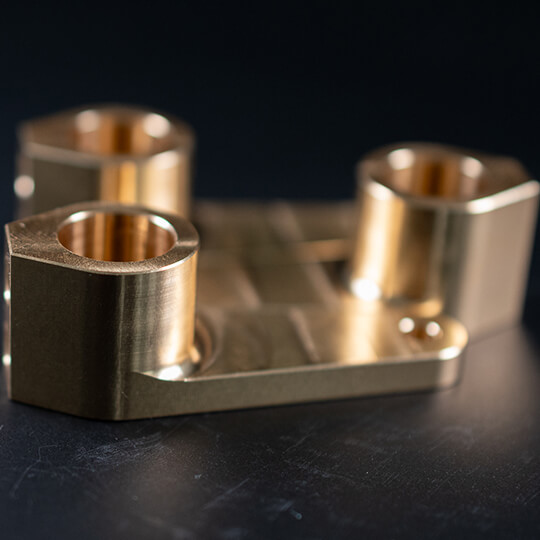 Dreh- und Frästeile aus Buntmetall